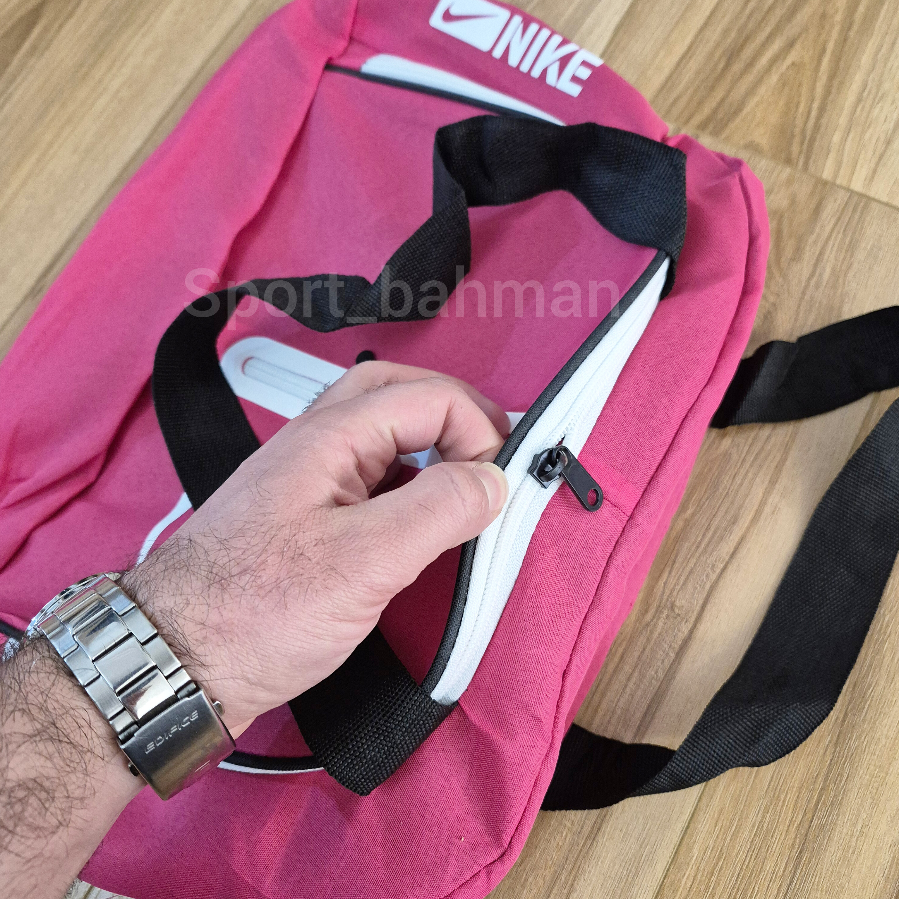 ساک ورزشی پارچه ای وسط زیپ اعلا