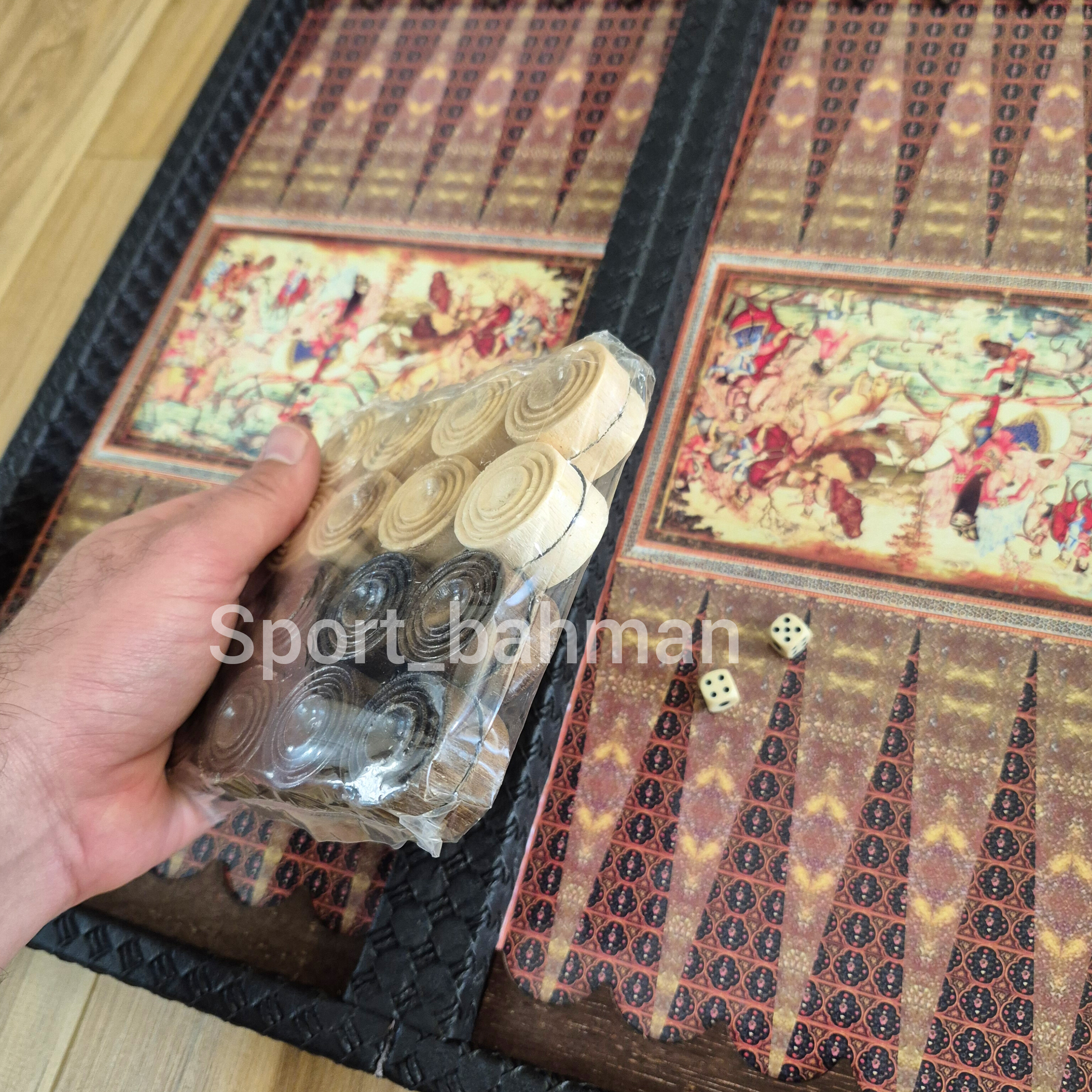تخته نرد چرمی MDF
