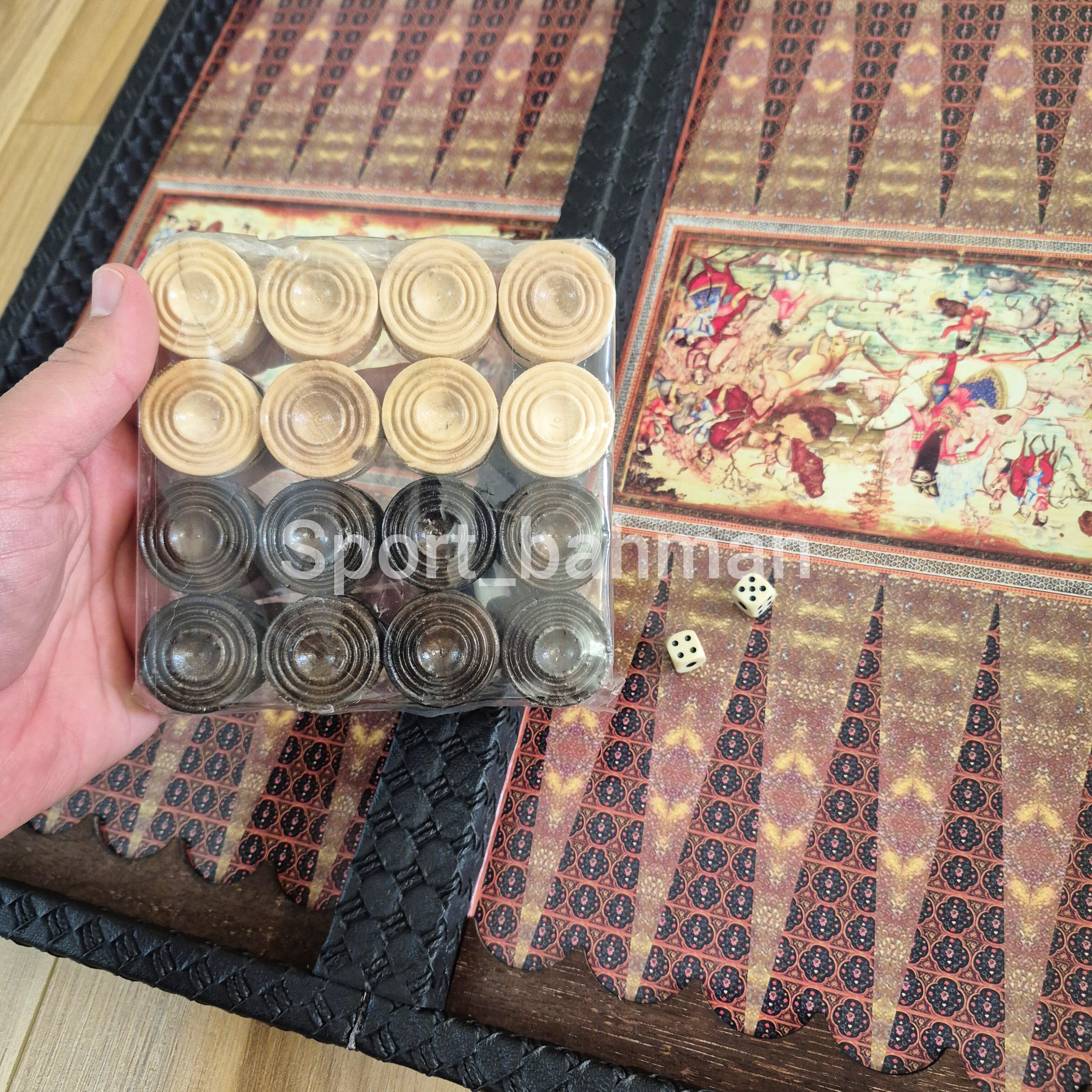 تخته نرد چرمی MDF