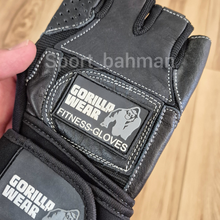 دستکش بدنسازی چرم گوریلا